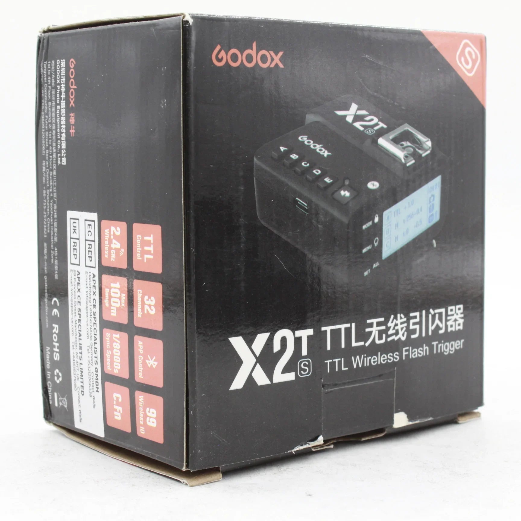 * OPEN BOX EXCELLENT * Godox X2 2.4 GHz TTL Wireless Flash Trigger for Sony at PROCAM | procam.com