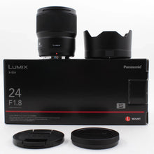 * OPEN BOX EXCELLENT * Panasonic Lumix S 24mm f/1.8 Lens (Leica L-Mount)
