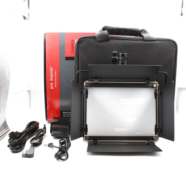 * OPEN BOX EXCELLENT * ProMaster Chroma CL68 RGBWW LED Light - 6x8"