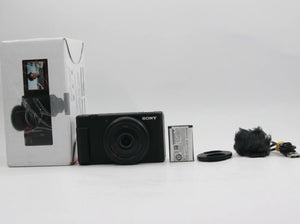 * OPEN BOX FAIR * Sony ZV-1F Vlogging Camera (Black) at PROCAM | procam.com