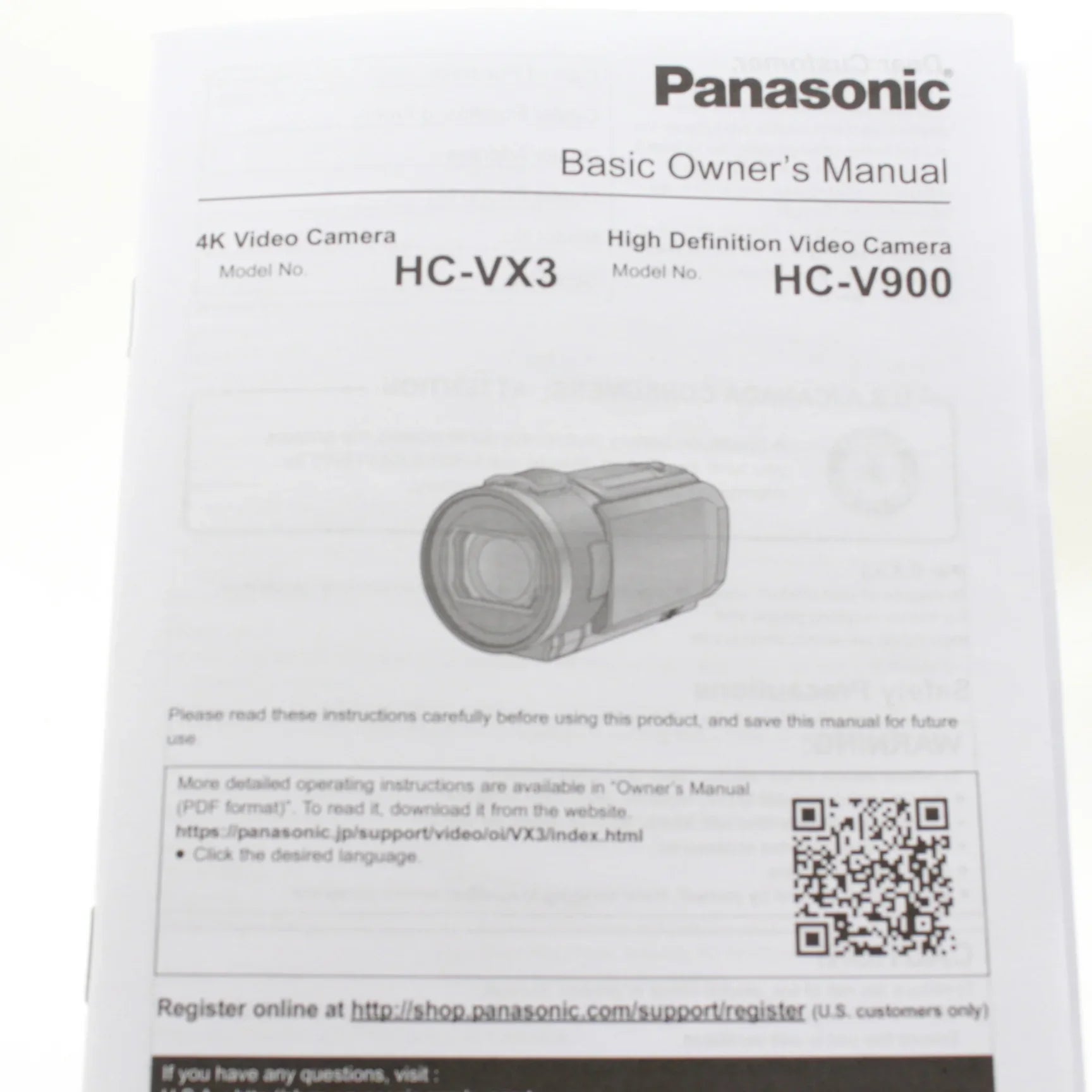 * OPEN BOX EXCELLENT * Panasonic HC-V900 HD Camcorder at PROCAM | procam.com