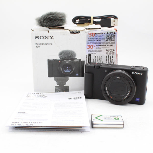 *** OPEN BOX EXCELLENT *** Sony ZV-1 Digital Camera (Black)