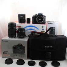* OPEN BOX EXCELLENT * Canon EOS Rebel T7 DSLR Camera with 18-55mm and 75-300mm Lenses