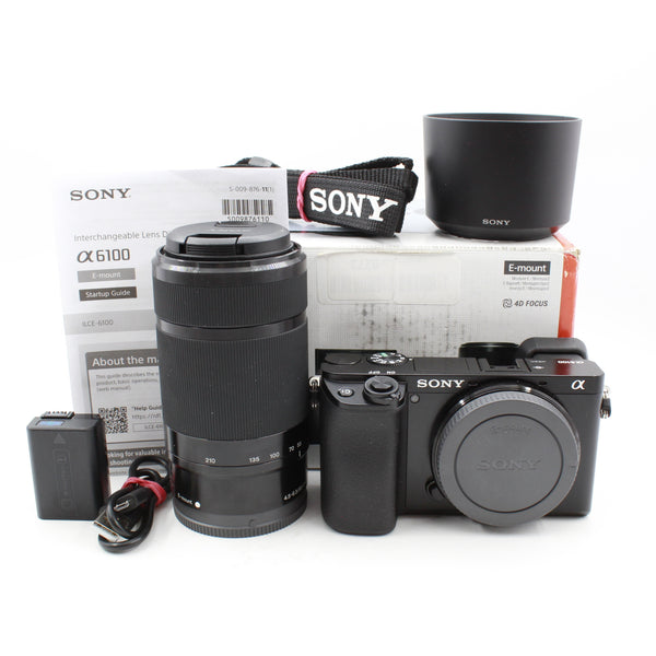 * OPEN BOX FAIR * Sony Alpha a6100 Mirrorless Digital Camera with 55-210mm Lens