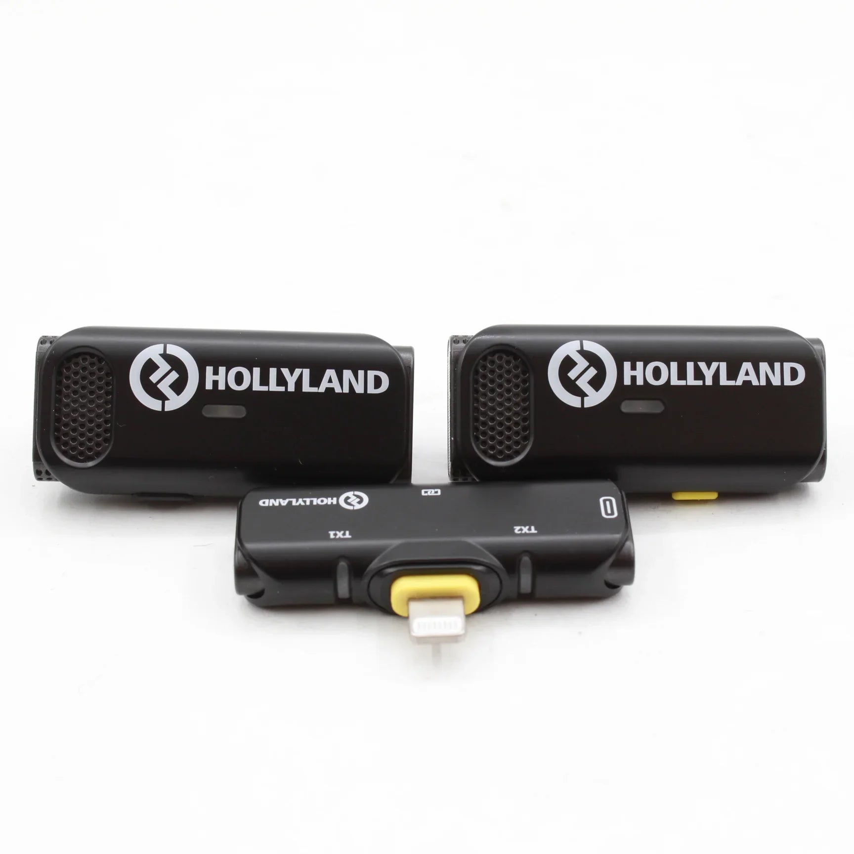 * OPEN BOX FAIR * Hollyland LARK C1 DUO 2-Person Wireless Microphone System with Lightning Connector for iOS Devices (Black, 2.4 GHz) at PROCAM | procam.com