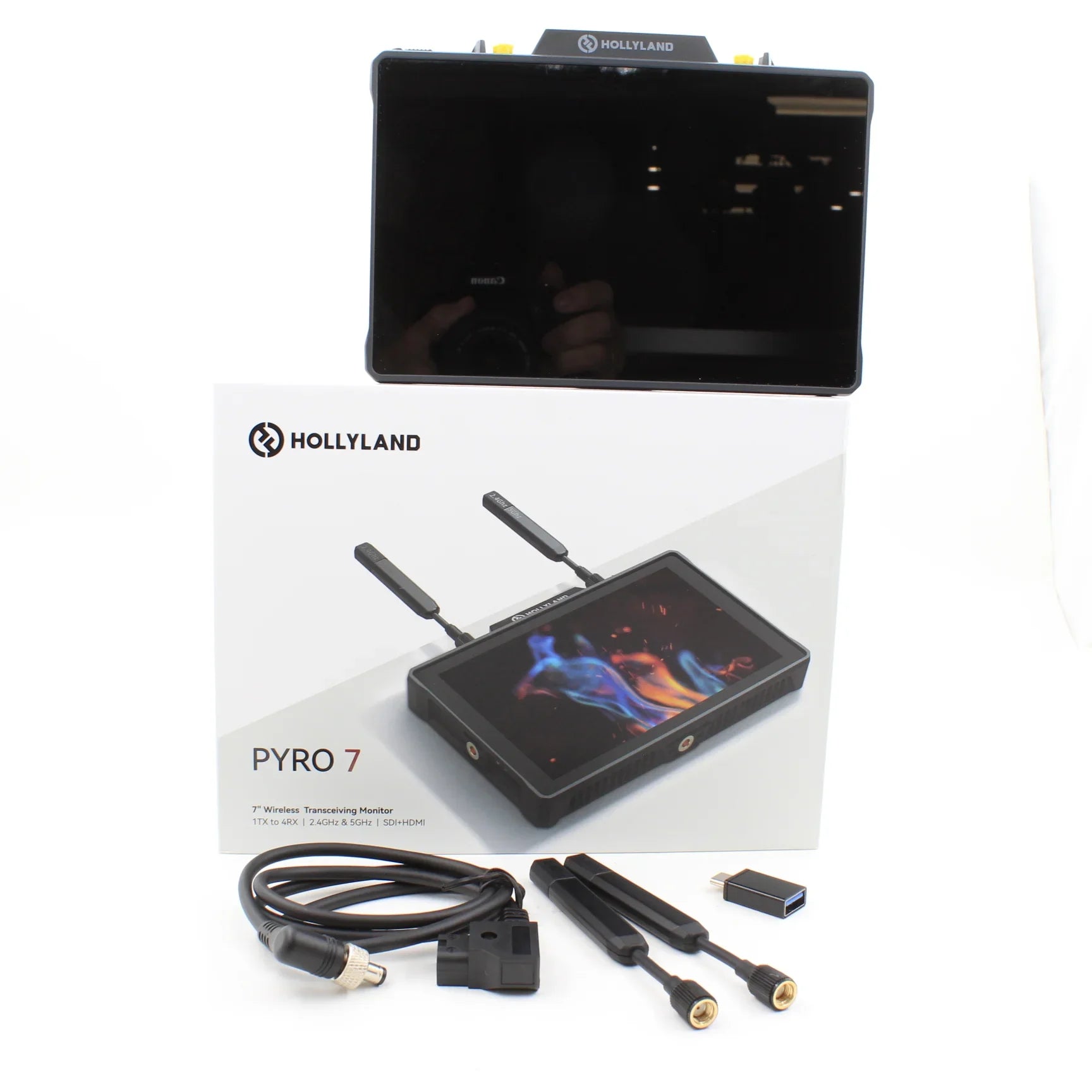 * OPEN BOX GOOD * Hollyland Pyro 7 Wireless Transceiver Monitor at PROCAM | procam.com