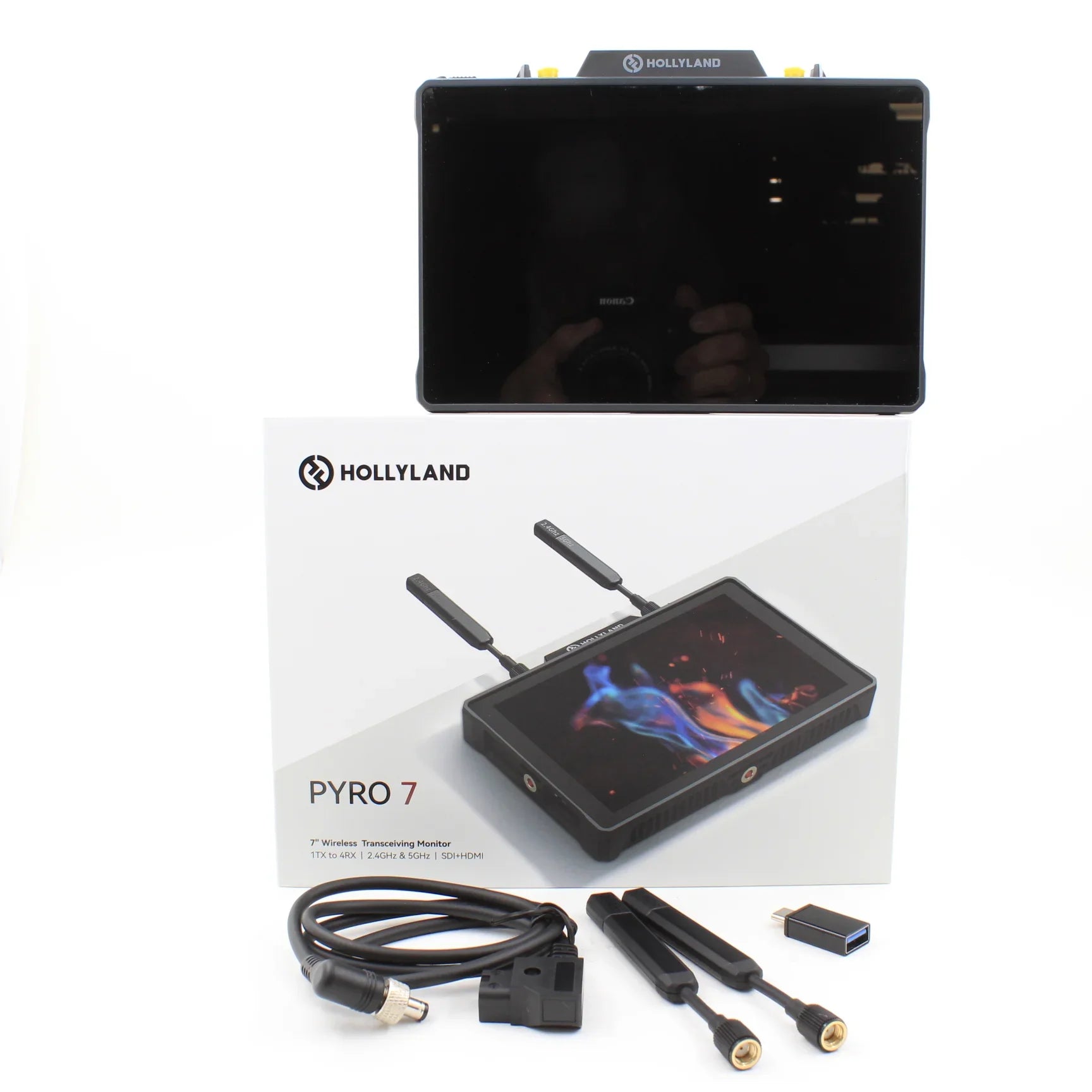 * OPEN BOX GOOD * Hollyland Pyro 7 Wireless Transceiver Monitor at PROCAM | procam.com