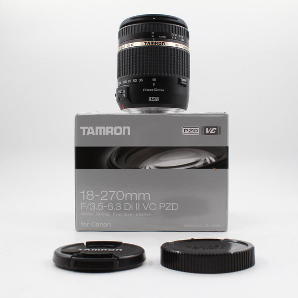 *** USED *** Tamron18-270mm f/3.5-6.3 Di II VC PZD Lens Canon EF Mount Boxed