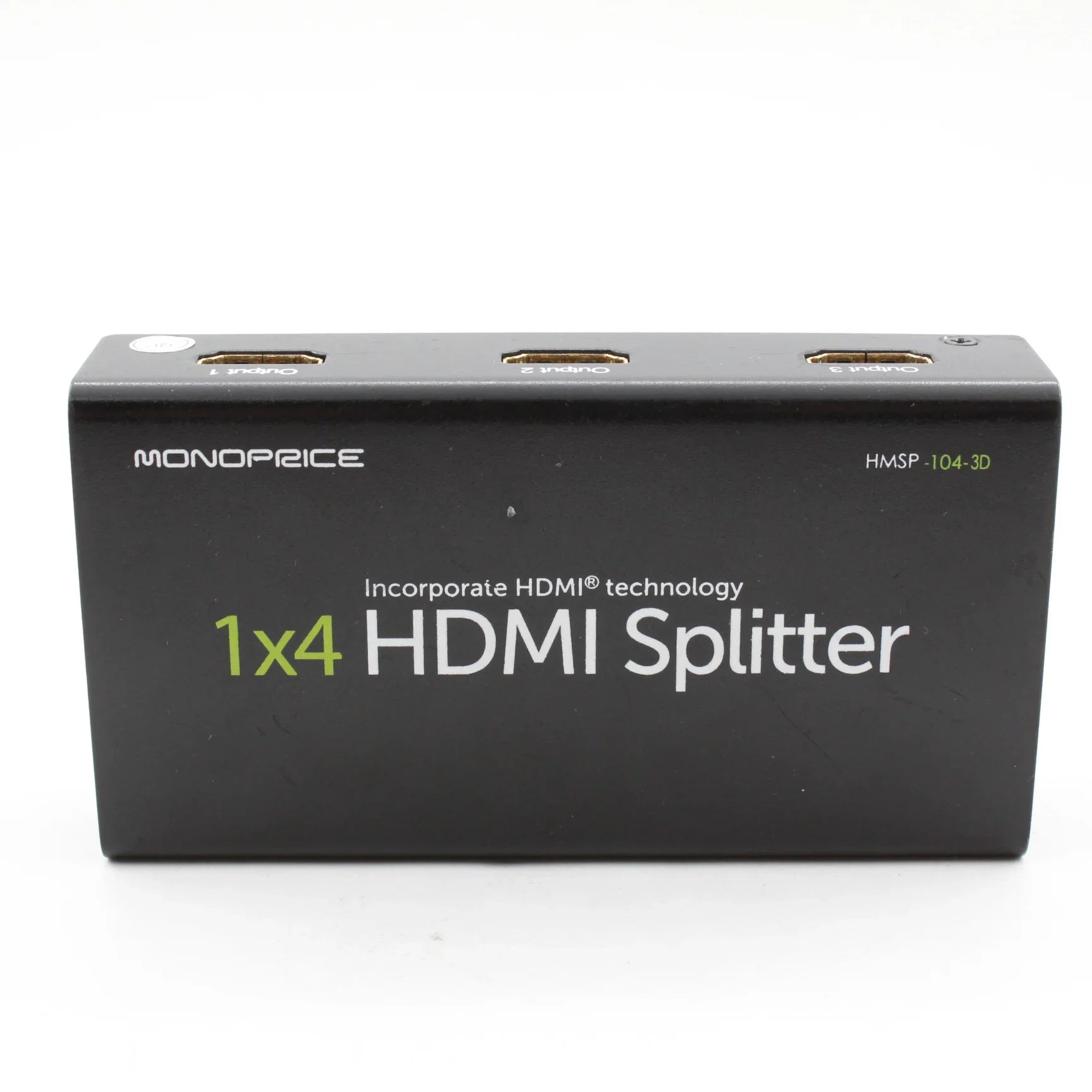 * USED * Monoprice 1x4 HDMI Splitter HMSP 104-3D at PROCAM | procam.com