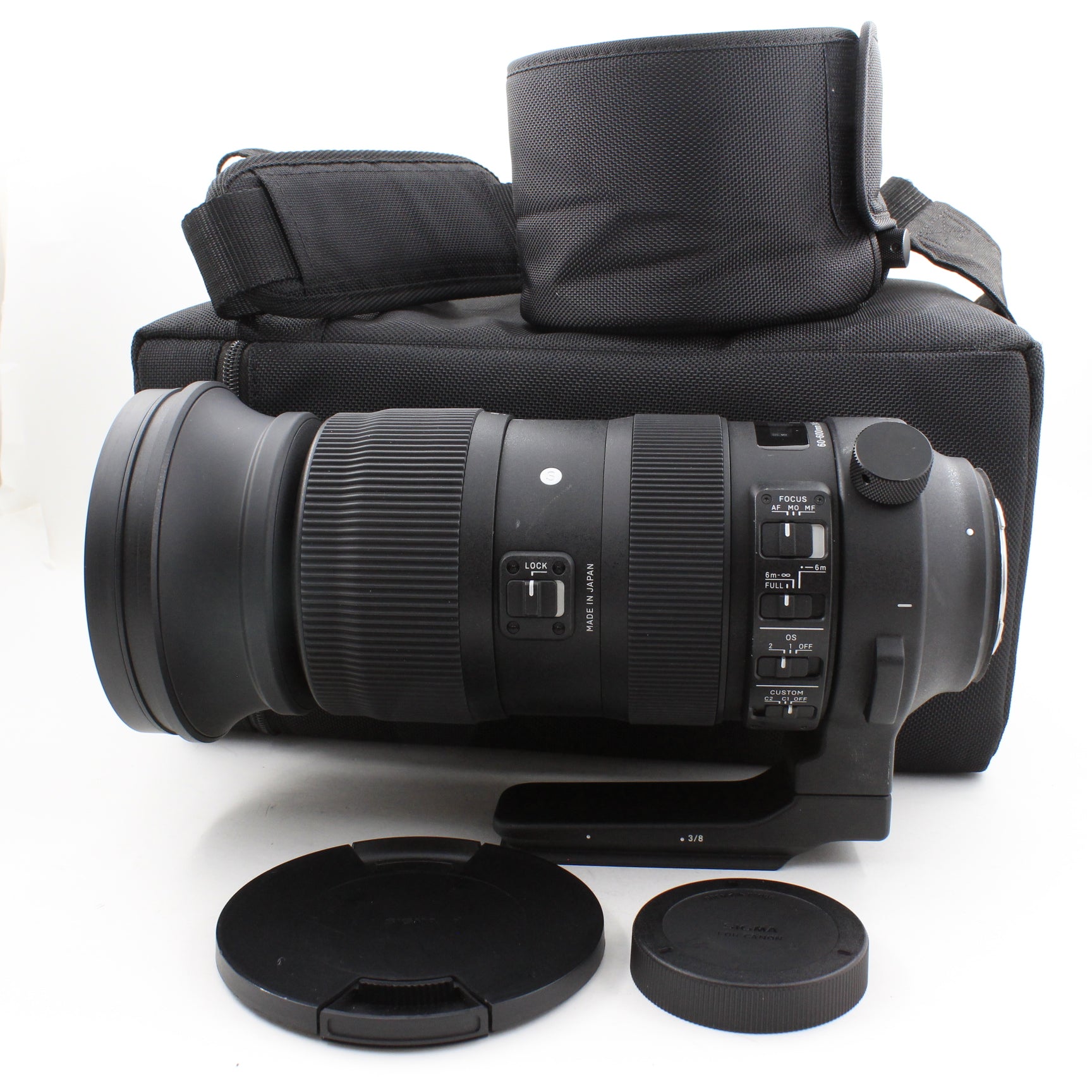* USED * Sigma 60-600mm f/4.35-6.3 DG Sports Lens Canon EF Mount