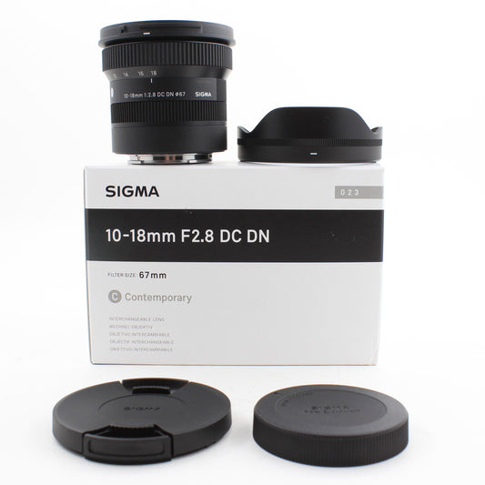 * OPEN BOX EXCELLENT * Sigma 10-18mm f/2.8 DC DN Contemporary Lens for Sony E