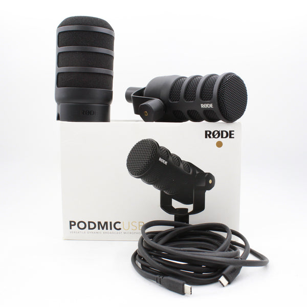 *** OPEN BOX EXCELLENT *** RODE PodMic USB and XLR Dynamic Broadcast Microphone