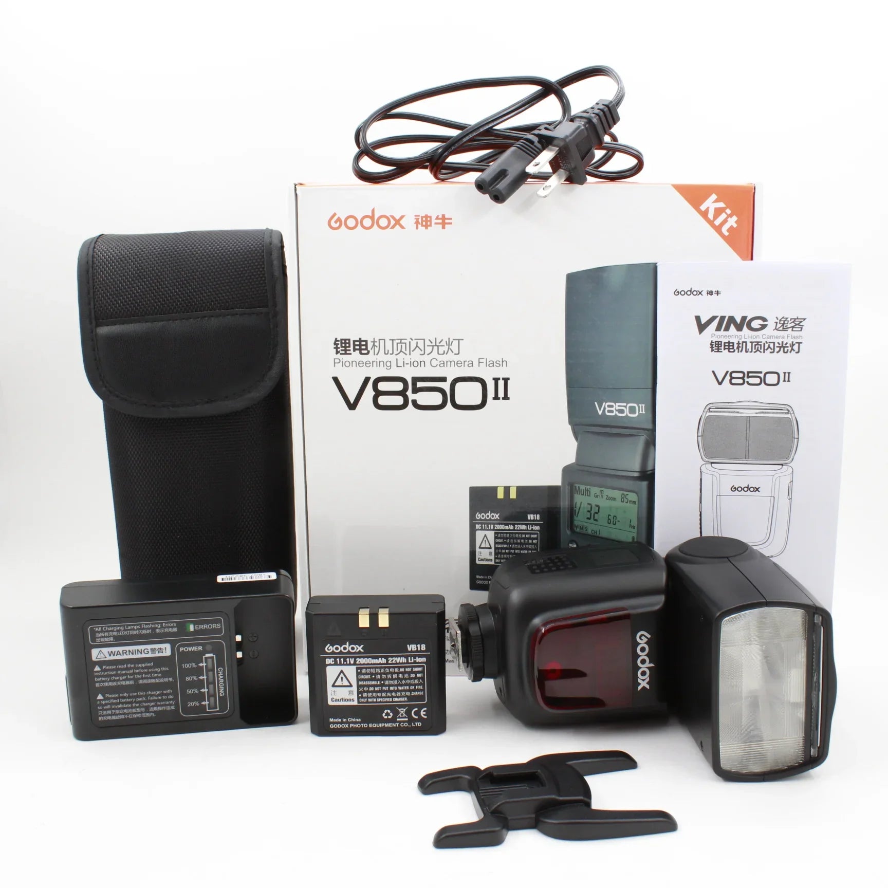 * OPEN BOX EXCELLENT * Godox VING V850II Li-Ion Flash Kit at PROCAM | procam.com
