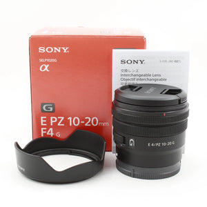 * OPEN BOX GOOD * Sony E 10-20mm f/4 PZ G Lens at PROCAM | procam.com