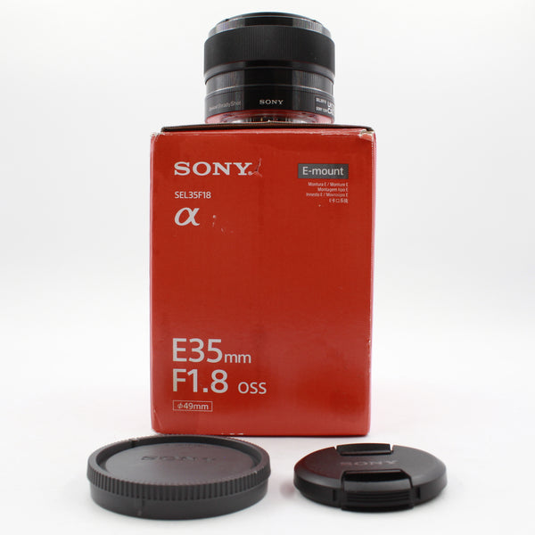 * USED * Sony E 35mm f/1.8 OSS Lens Boxed