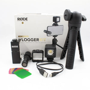 * OPEN BOX GOOD * RODE Vlogger Kit iOS Edition Filmmaking Kit for Mobile Devices with Lightning Ports at PROCAM | procam.com