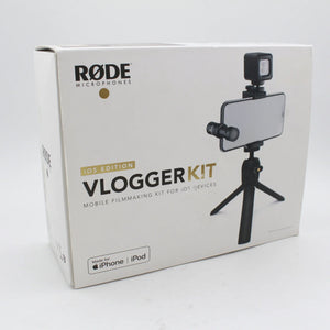 * OPEN BOX GOOD * RODE Vlogger Kit iOS Edition Filmmaking Kit for Mobile Devices with Lightning Ports at PROCAM | procam.com