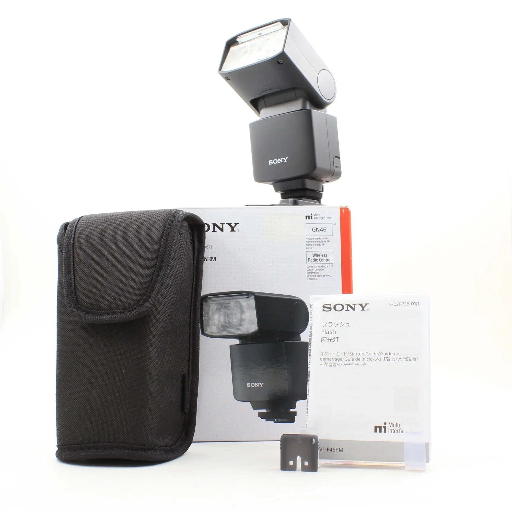 * OPEN BOX EXCELLENT * Sony HVL-F46RM Wireless Radio Flash at PROCAM | procam.com