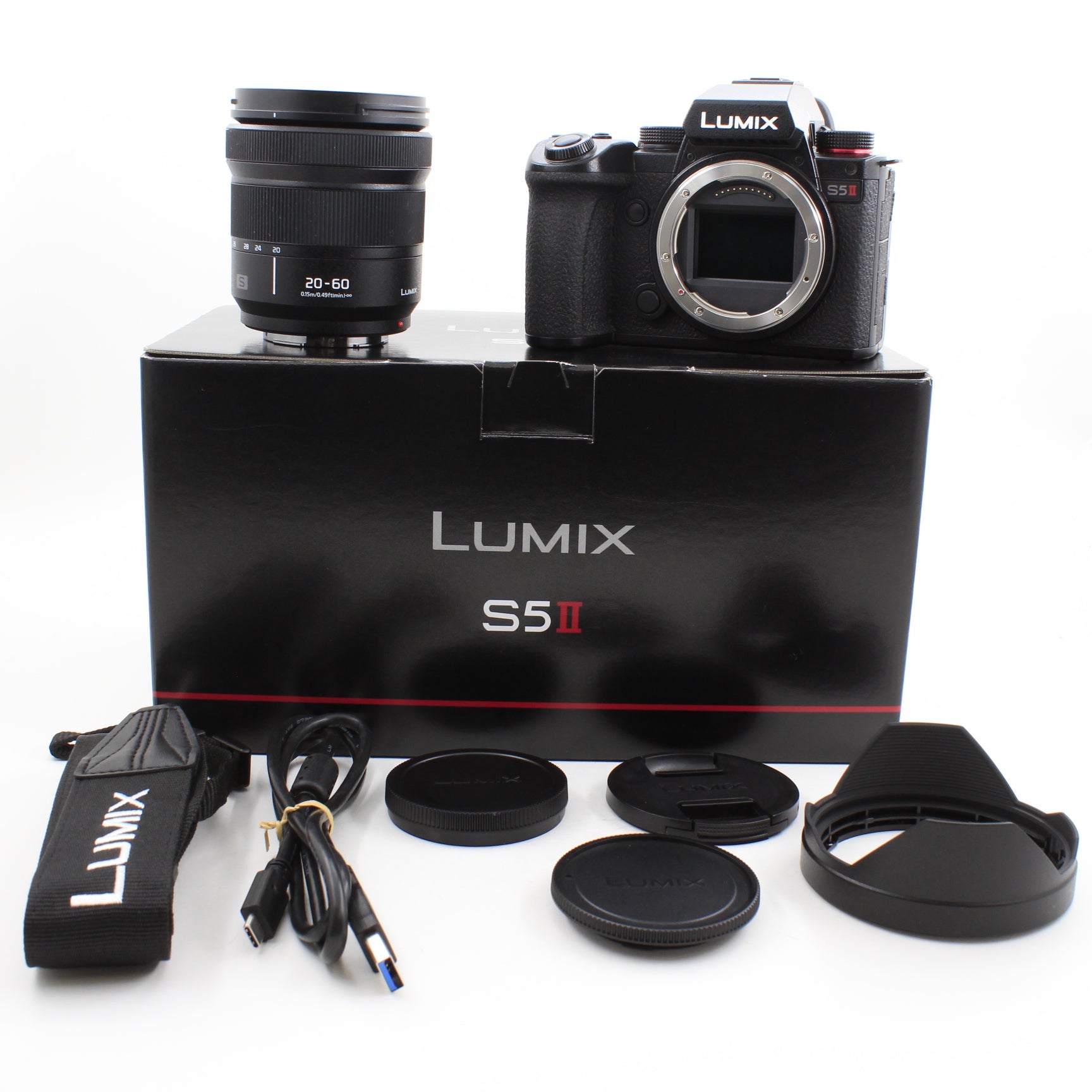 * OPEN BOX EXCELLENT * Panasonic Lumix S5 II Mirrorless Camera w/ S 20-60mm f/3.5-5.6 Lens