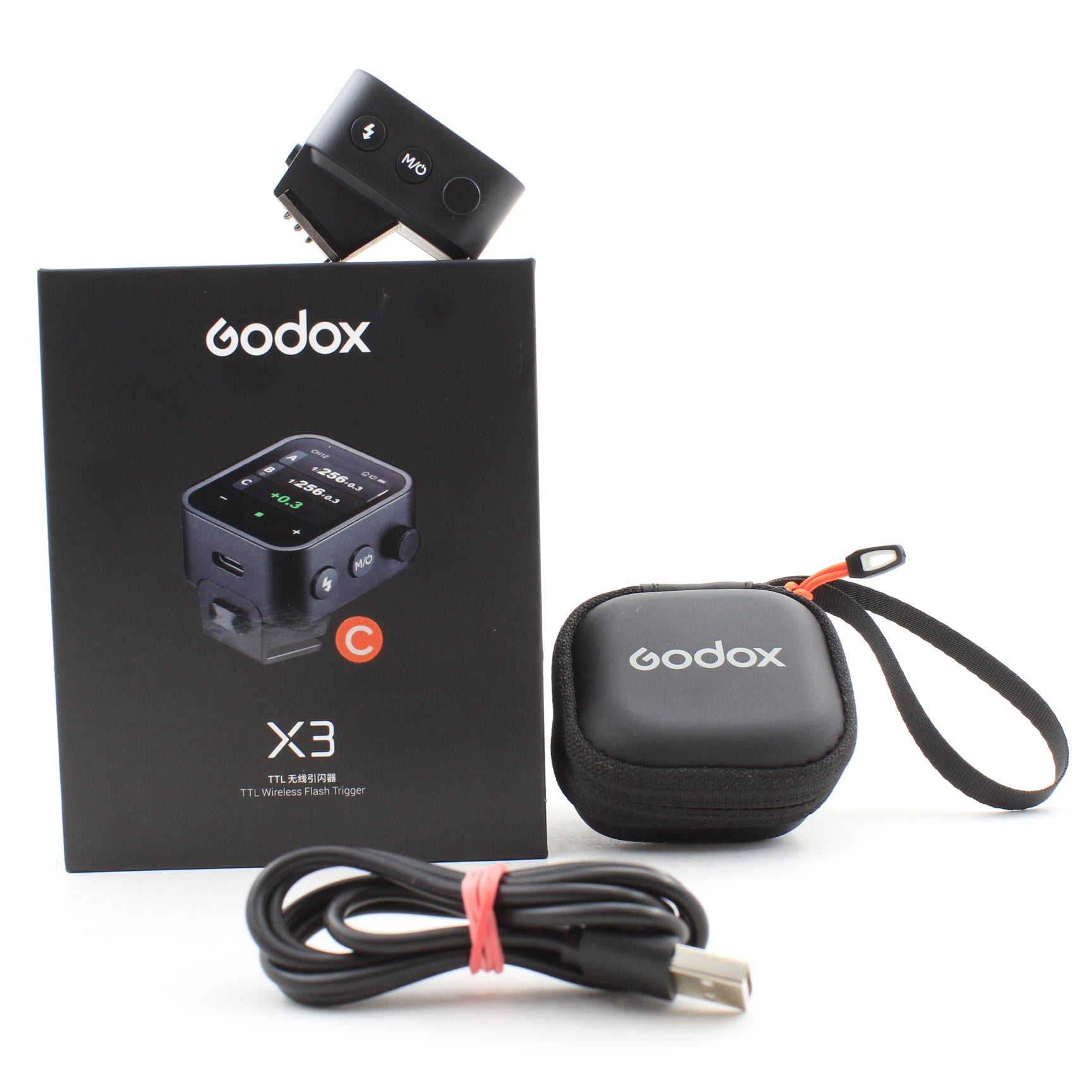 * OPEN BOX EXCELLENT * Godox X3 C Touchscreen TTL Wireless Flash Trigger for Canon