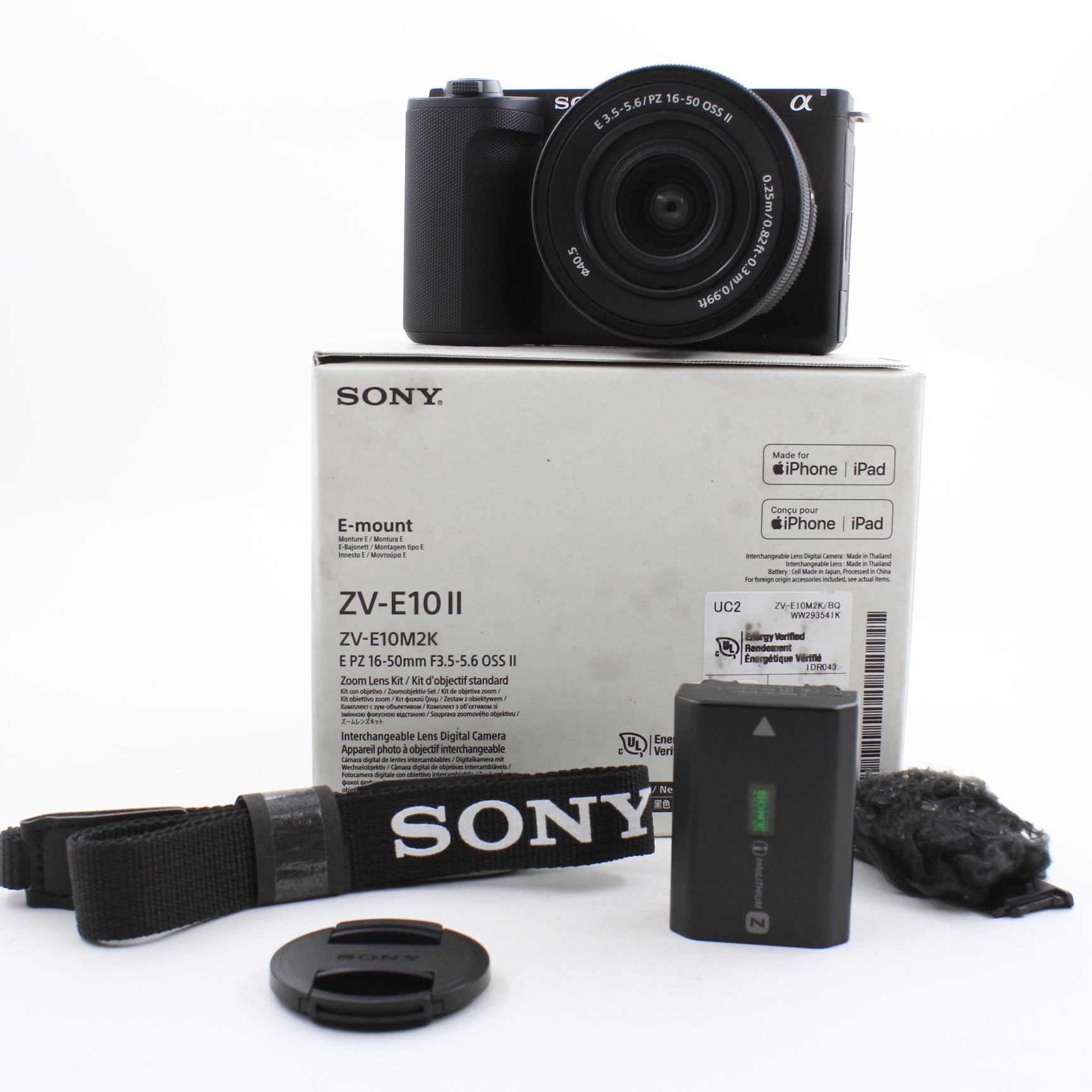 * OPEN BOX FAIR * Sony ZV-E10 II Mirrorless Camera with E PZ 16-50mm Lens (Black)
