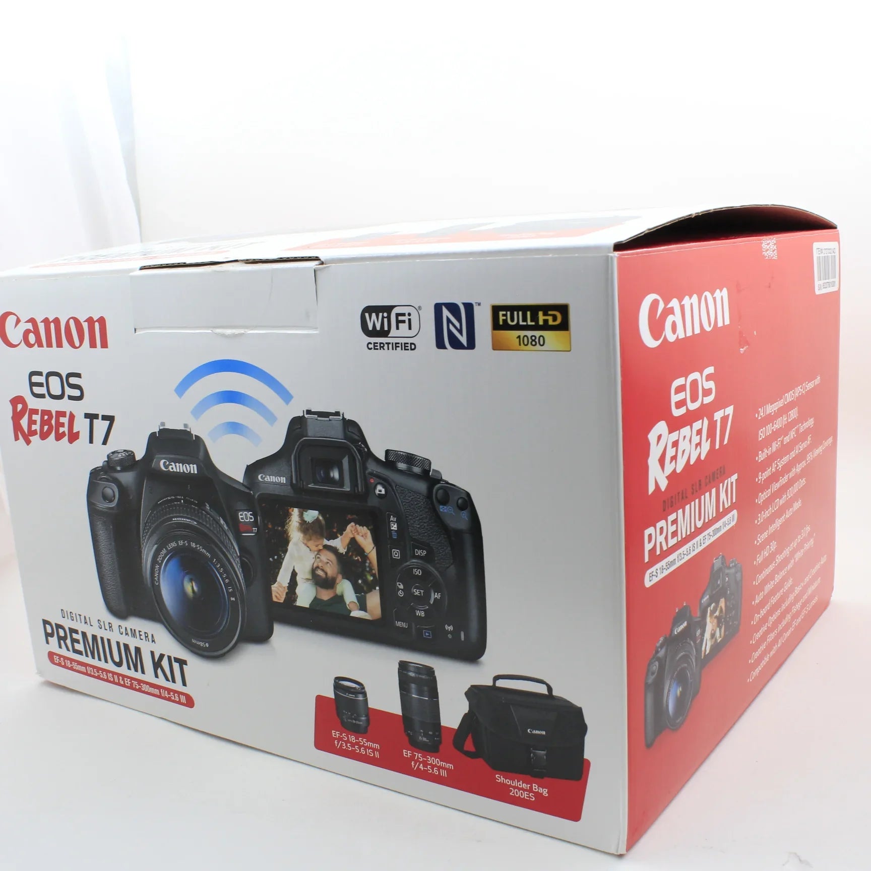 * OPEN BOX FAIR * Canon EOS Rebel T7 DSLR Camera with 18-55mm and 75-300mm Lenses at PROCAM | procam.com
