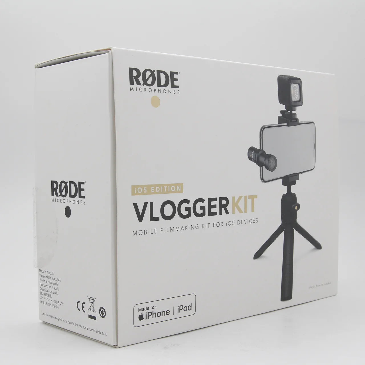 * OPEN BOX EXCELLENT * RODE Vlogger Kit iOS Edition Filmmaking Kit for Mobile Devices with Lightning Ports at PROCAM | procam.com