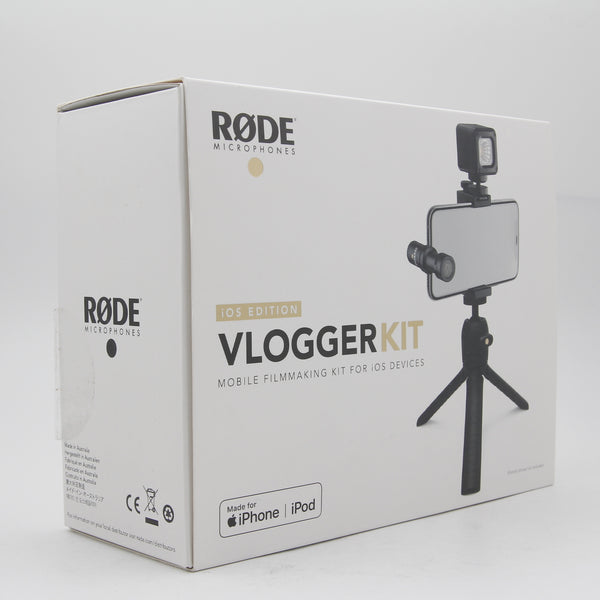 *** OPENBOX EXCELLENT *** Rode Vlogger Kit iOS Edition Filmmaking Kit for Mobile Devices with Lightning Ports