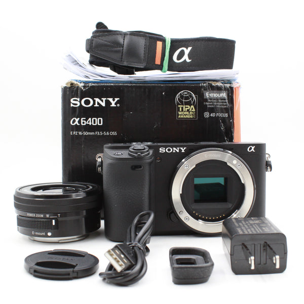 *** OPEN BOX FAIR *** Sony Alpha a6400 Mirrorless Digital Camera with 16-50mm Lens - NO BATTERY