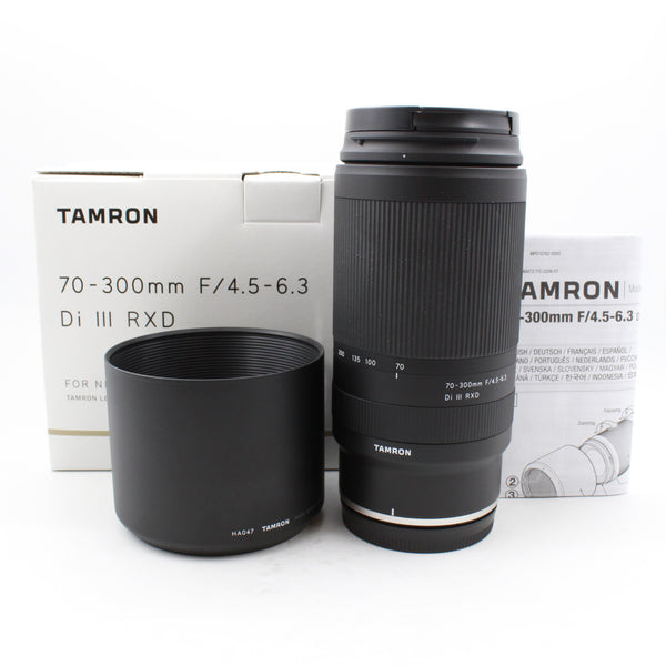 * OPEN BOX EXCELENT * Tamron 70-300mm f/4.5-6.3 Di III RXD Lens for Nikon Z