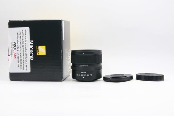 * OPEN BOX EXCELLENT * Nikon NIKKOR Z DX 12-28mm f/3.5-5.6 PZ VR Lens