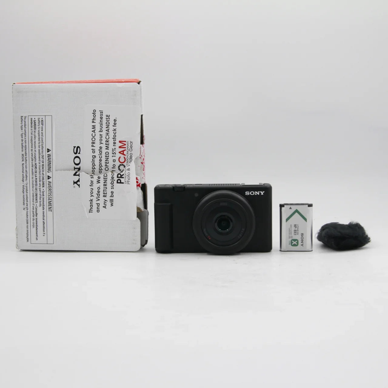 * OPEN BOX GOOD * Sony ZV-1F Vlogging Camera (Black) at PROCAM | procam.com