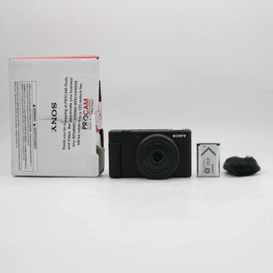 * OPEN BOX GOOD * Sony ZV-1F Vlogging Camera (Black) at PROCAM | procam.com