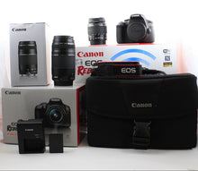 * OPEN BOX EXCELLENT * Canon EOS Rebel T7 DSLR Camera with 18-55mm and 75-300mm Lenses