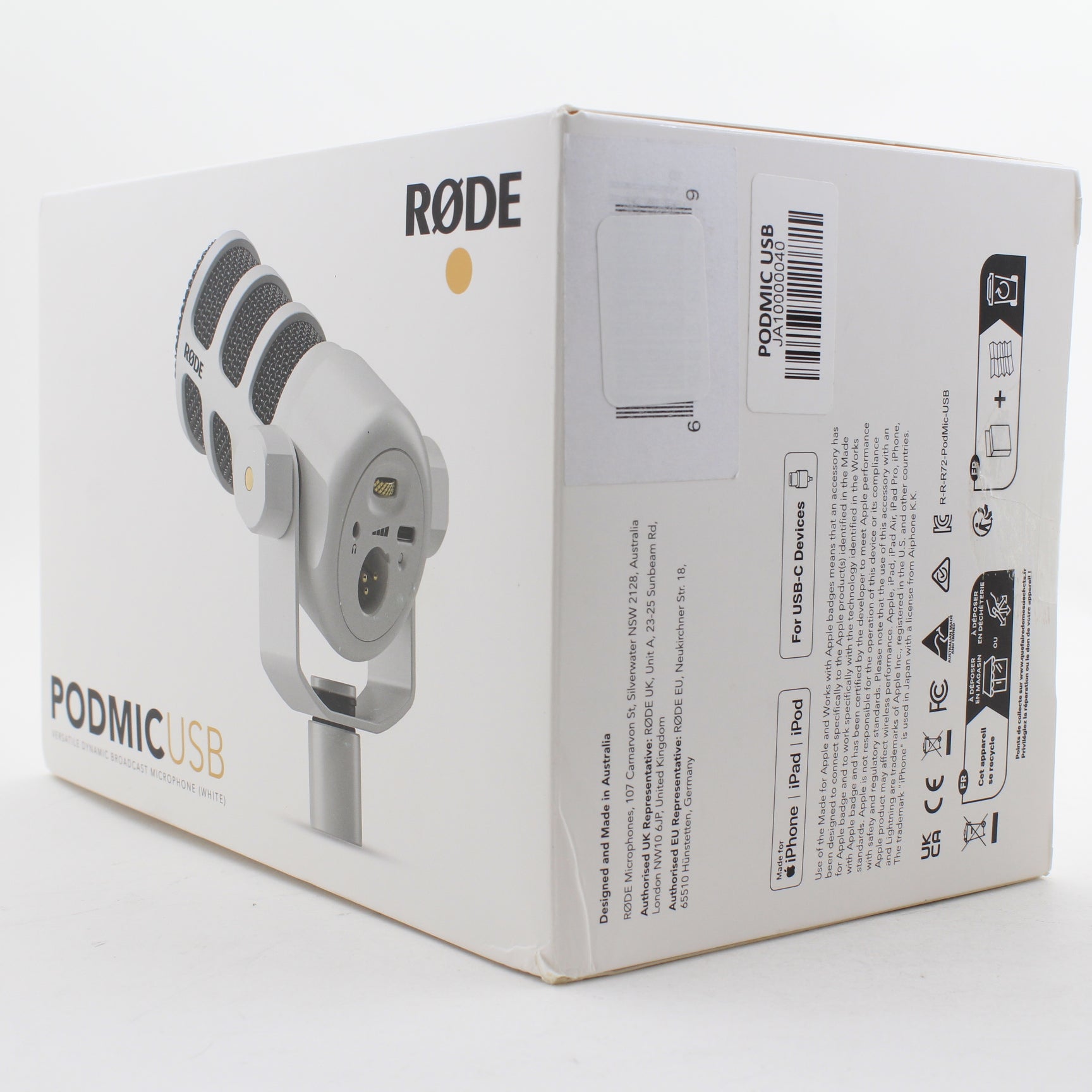 OPEN BOX GOOD * RODE PodMic USB and XLR Dynamic Broadcast