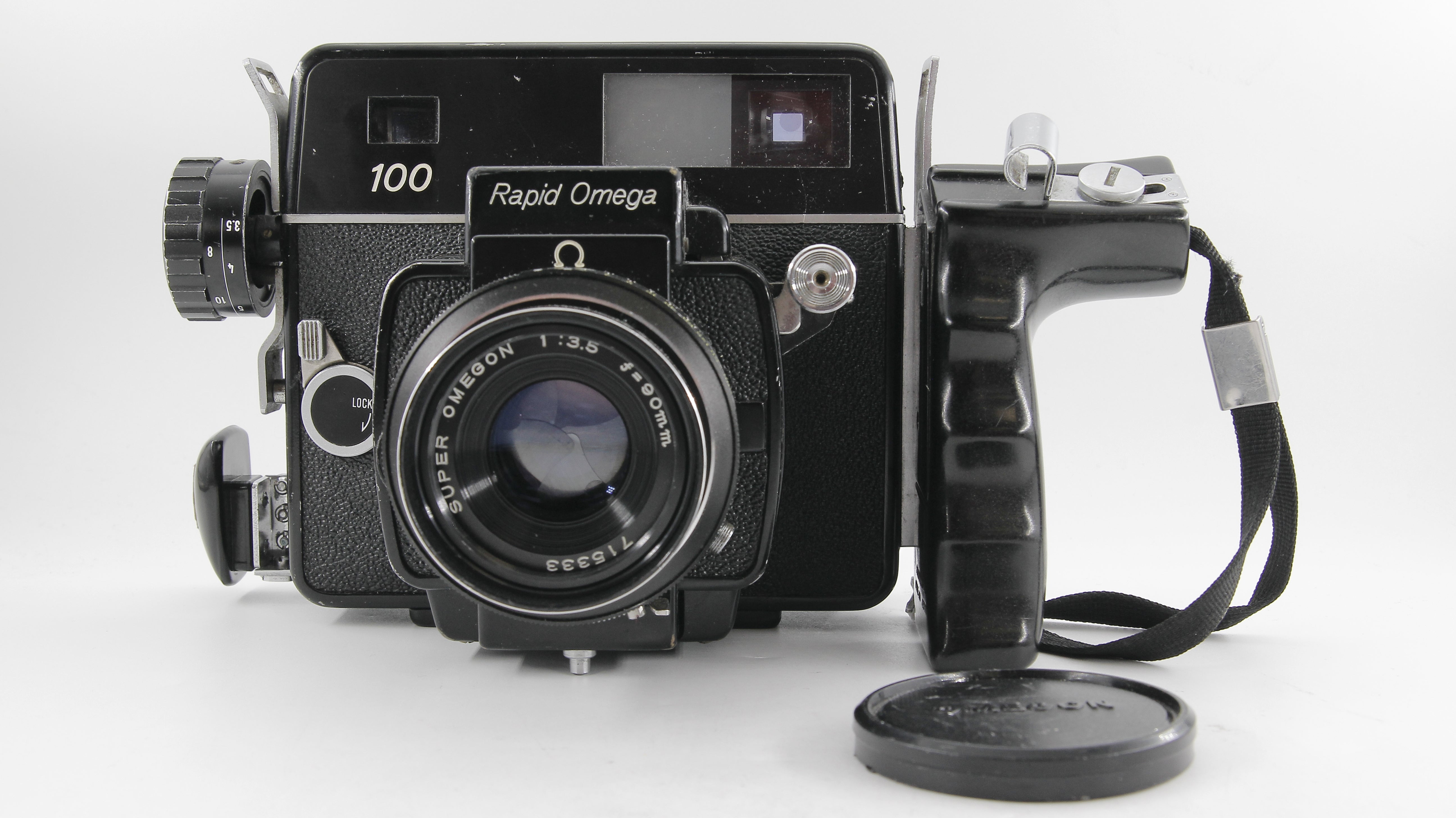 USED Konica Rapid Omega 100 Film Camera with 220 Film Holder a