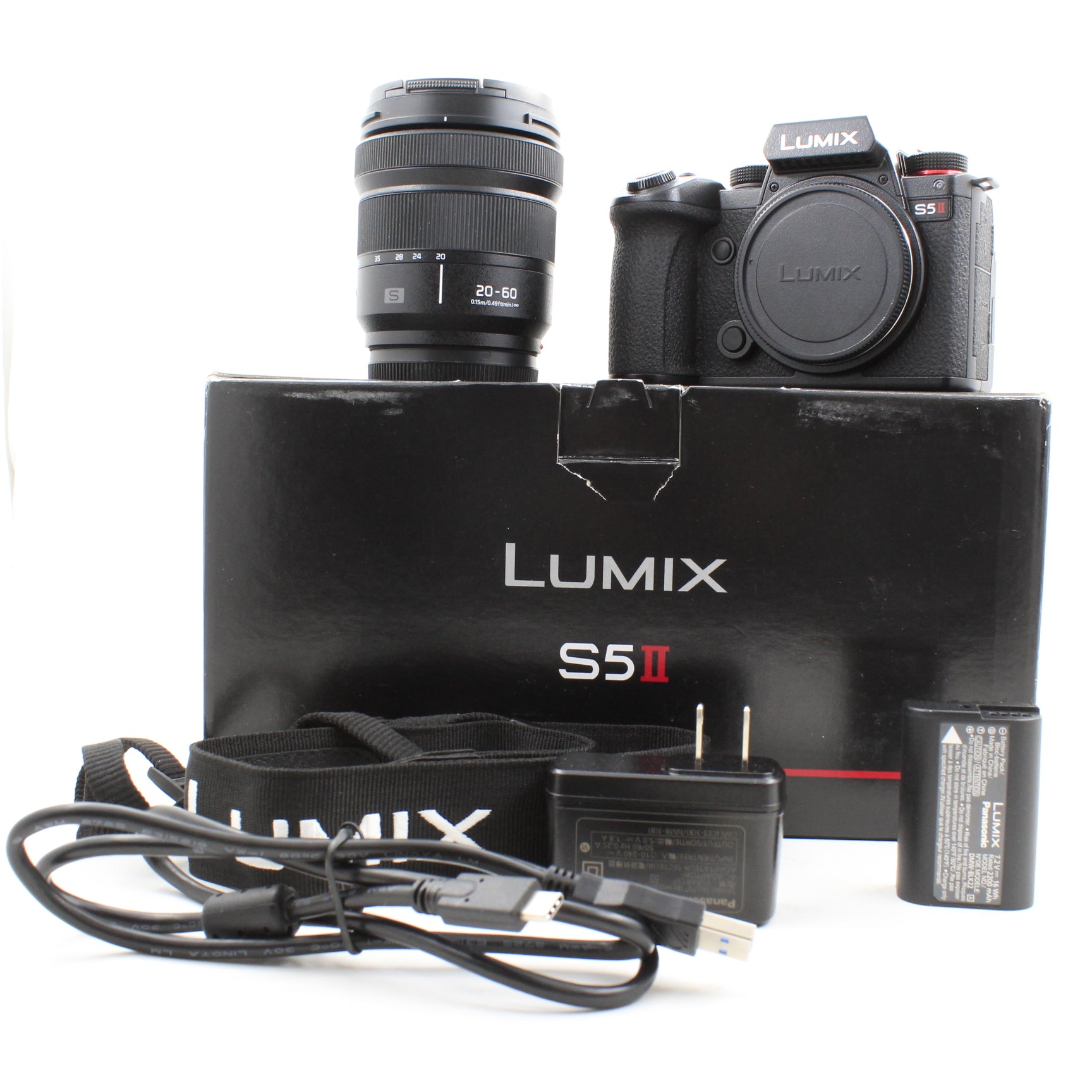 * OPEN BOX GOOD * Panasonic Lumix S5 II Mirrorless Camera w/ S 20-60mm f/3.5-5.6 Lens