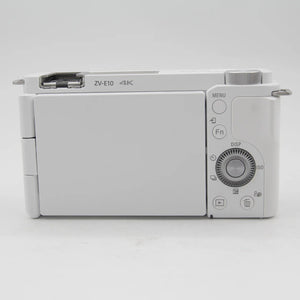 * OPEN BOX EXCELLENT * Sony ZV-E10 Mirrorless Camera (Body Only, White) at PROCAM | procam.com