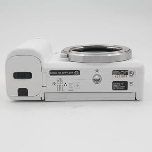 * OPEN BOX EXCELLENT * Sony ZV-E10 Mirrorless Camera (Body Only, White) at PROCAM | procam.com