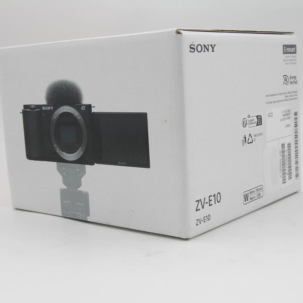 * OPEN BOX EXCELLENT * Sony ZV-E10 Mirrorless Camera (Body Only, White) at PROCAM | procam.com