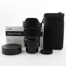 * OPEN BOX EXCELLENT * Sigma 20mm f/1.4 DG HSM ART Lens for Sony E