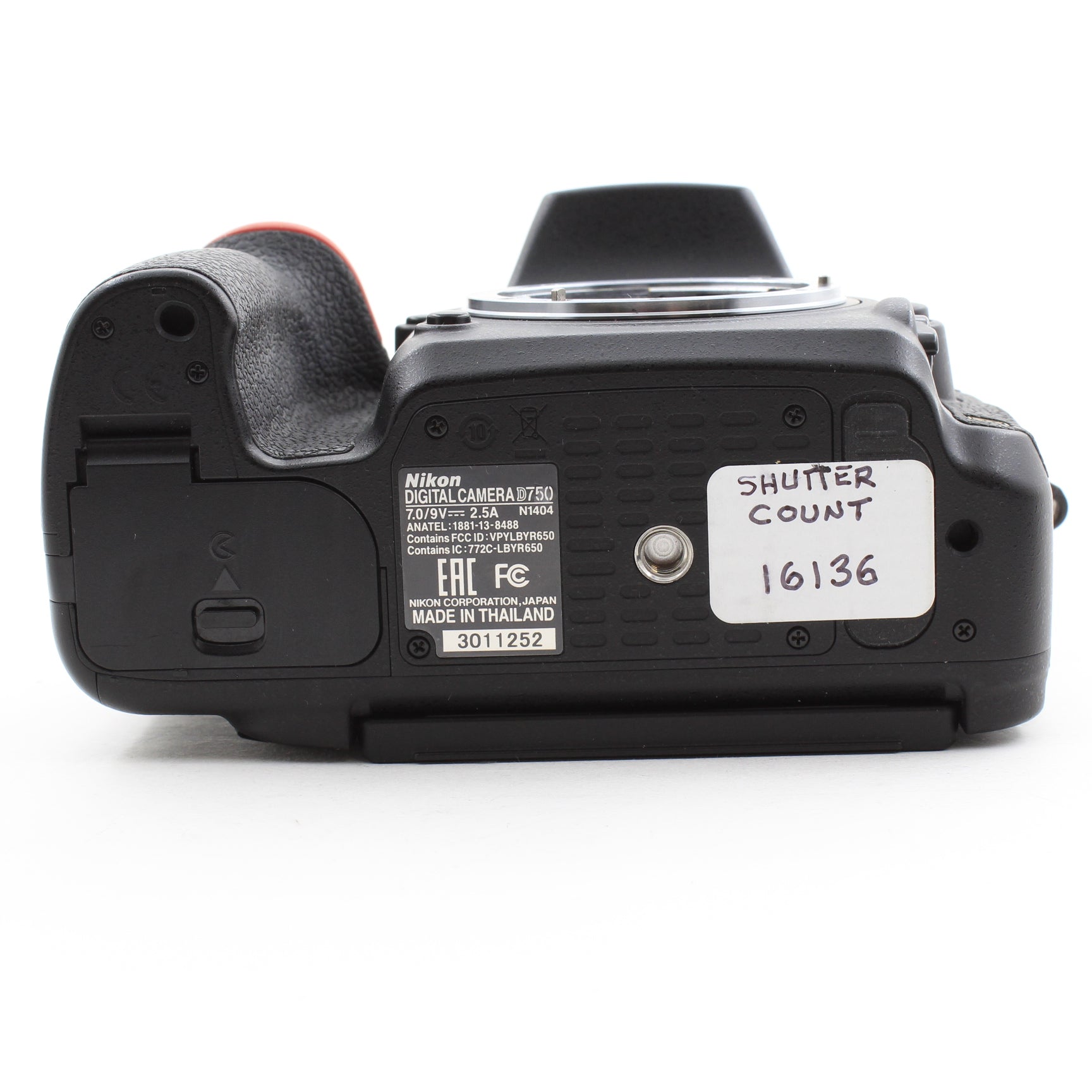 USED * Nikon D750 DSLR Camera Body Only SHUTTER 16136 at PROCAM