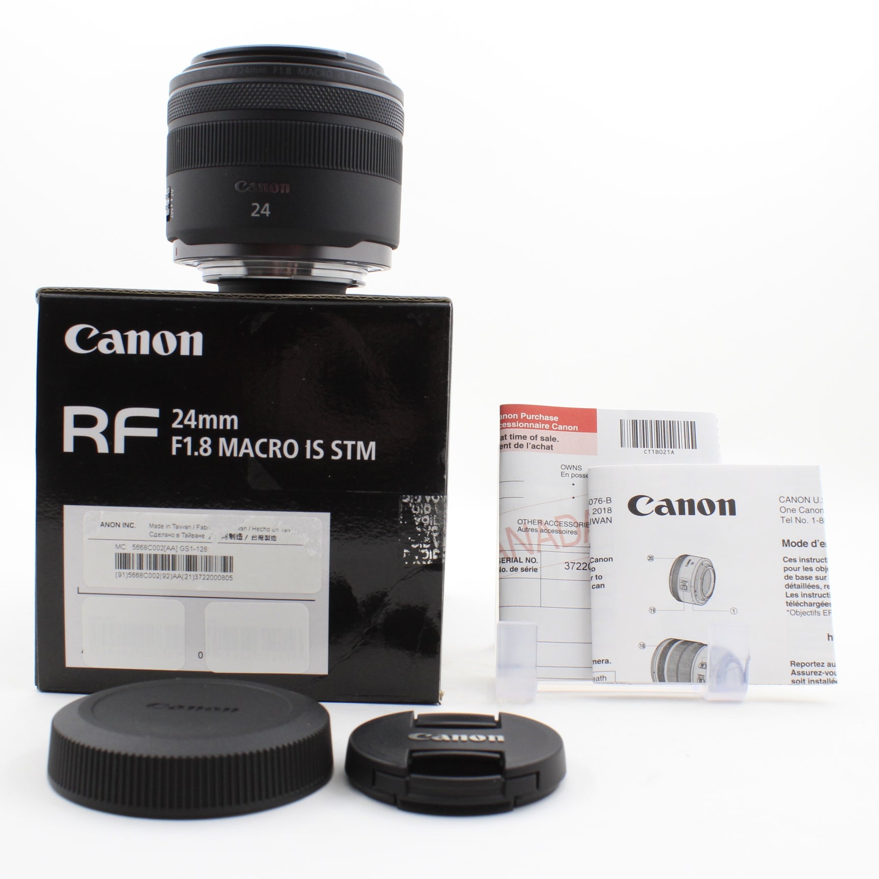 * OPEN BOX EXCELLENT * Canon RF 24mm f/1.8 Macro IS STM Lens