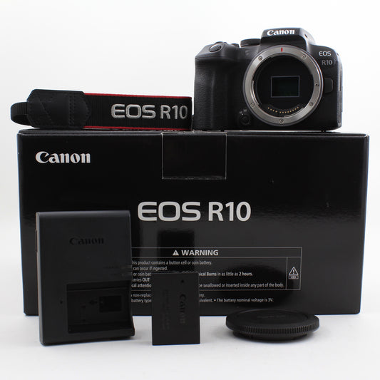 * OPEN BOX EXCELLENT * Canon EOS R10 Mirrorless Digital Camera (Body Only)
