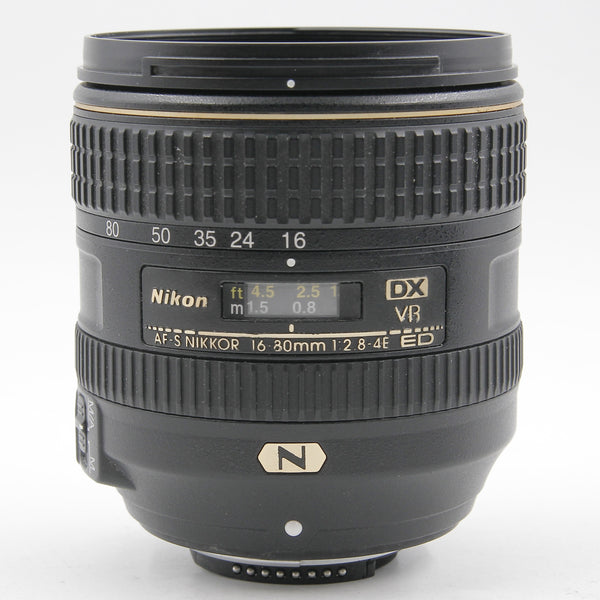 *** USED *** Nikon Nikkor 16-80mm f/2.8-4E ED VR Lens