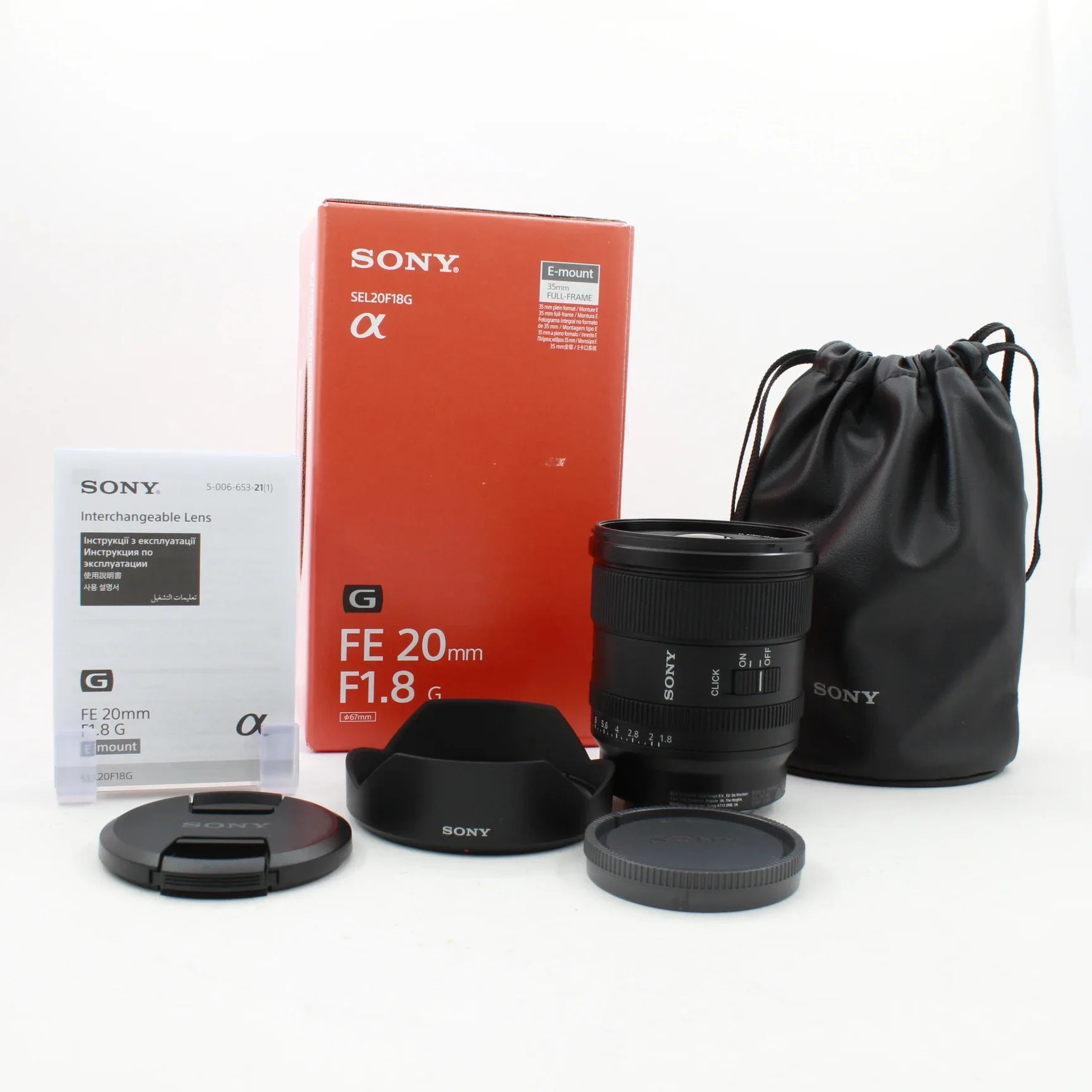 * OPEN BOX EXCELLENT * Sony FE 20mm f/1.8 G Lens at PROCAM | procam.com