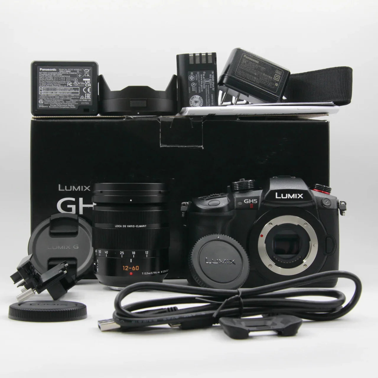 * OPEN BOX GOOD * Panasonic Lumix GH5M2 Mirrorless Micro Four Thirds Digital Camera with 12-60mm f/2.8-4.0 Leica Lens Kit at PROCAM | procam.com
