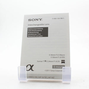 * OPEN BOX EXCELLENT * Sony E 50mm f/1.8 OSS Lens at PROCAM | procam.com