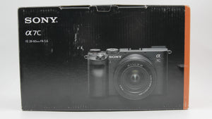 * OPEN BOX EXCELLENT * Sony Alpha a7C Mirrorless Digital Camera with FE 28-60mm f/4-5.6 Lens (Silver) at PROCAM | procam.com