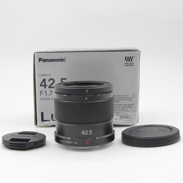 *** OPEN BOX GOOD *** Panasonic Lumix G 42.5mm f/1.7 ASPH. POWER O.I.S. Lens